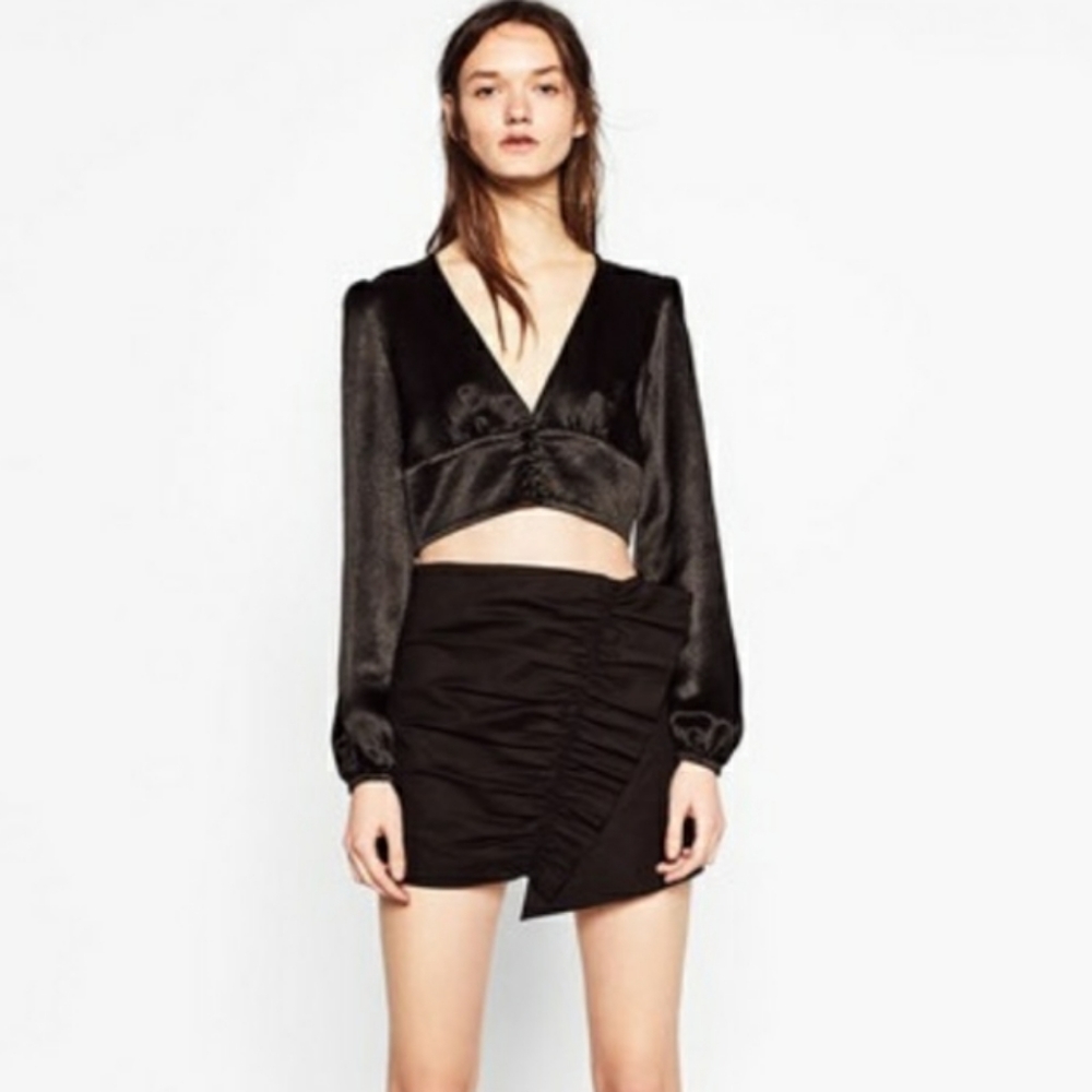 New Zara Mini Skirt with Frill